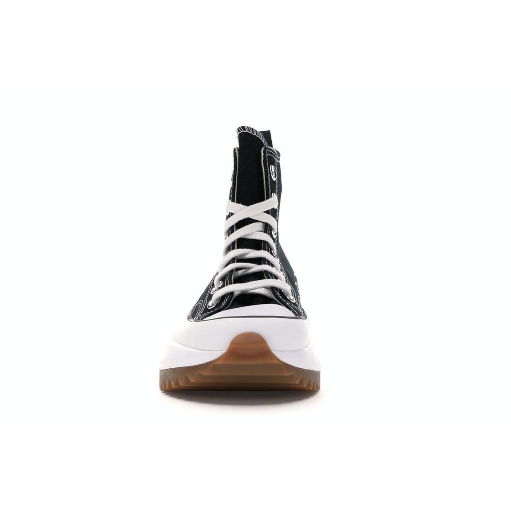 Converse Run Star Hi Black Unisex Sneakers White Gum 166800C