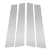 ABSOPRO Door Pillar Window Trim Sticker Pillar Post Door Outer Exterior Cover Compatible with VW Tiguan Silver Tone Anti-Scratch 2009-2015