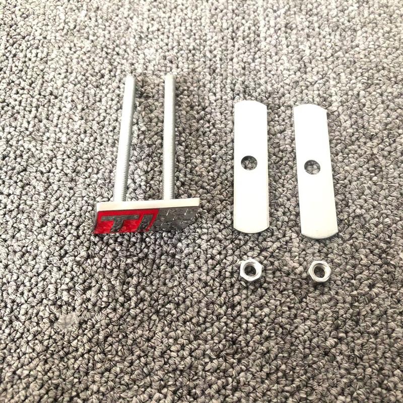Metal Ti Logo Car Sticker Badge Body Decoration Emblem Auto Exterior For Alfa Romeo 159 147 156 giulietta 147 159 mito Stelvio zl2