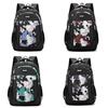 Crossborder Style Oxford Fabric Student Backpack With Breathable Straps For Middle School And High School Use
