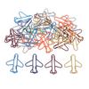 Metal Paper Clips Assorted Colors Medium Size Memo Bookmark Craft Supplies for Office School Scrapbooking Materials