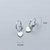 2019 100% 925 Solid Sterling Silver Women Fashion Heart Cross Star Charm Stud Earrings Friendship Gift Teen Girls Friends