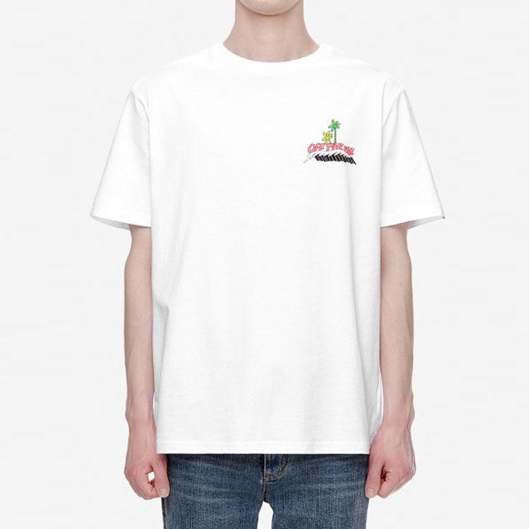 Vans Asia Artist Collaboration Edition T Shirt Men's White VN0A4RAYWHT