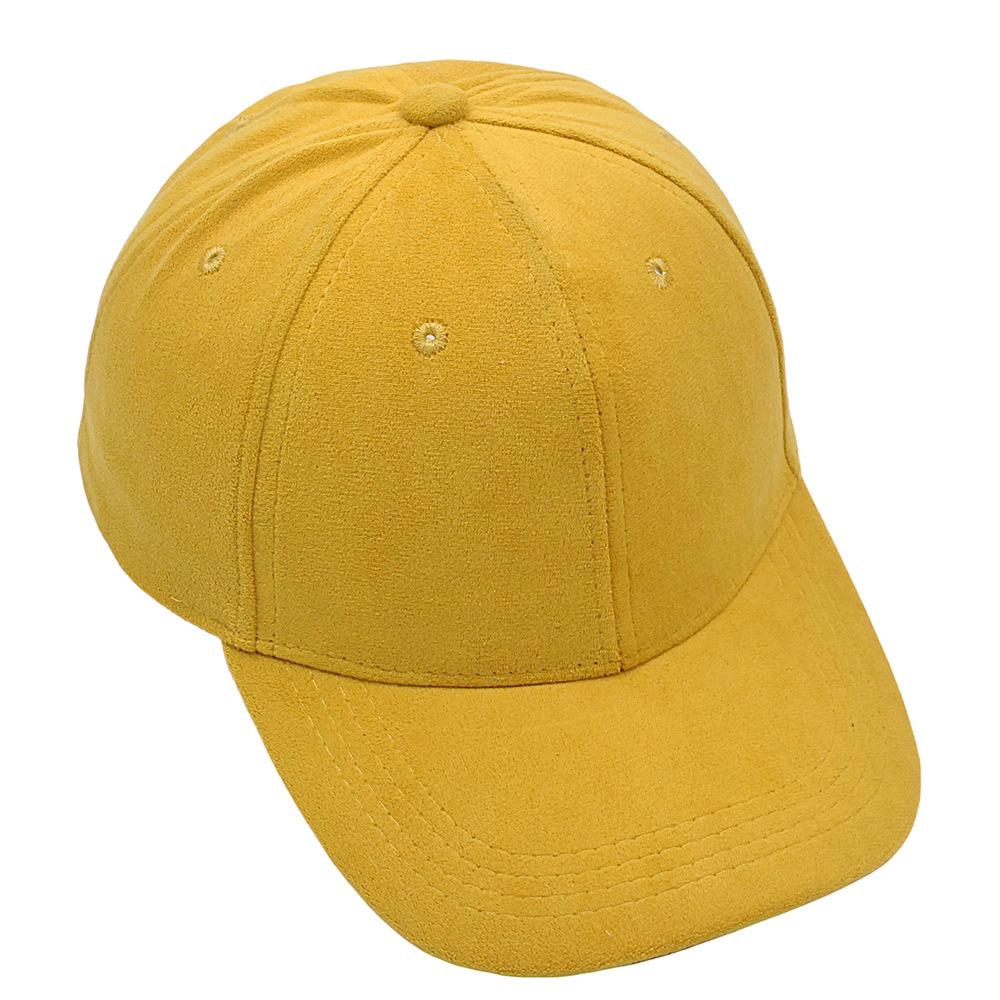 Suede Baseball Cap Snapback Adjustable Breathable Dad Hats For Women and Men Unisex Soft Faux Suede Casual Solid Color Sport Hat