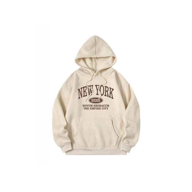 Spring and Autumn New Casual Fashion Printed Versatile Top Women's Long Sleeve Hooded Sweater