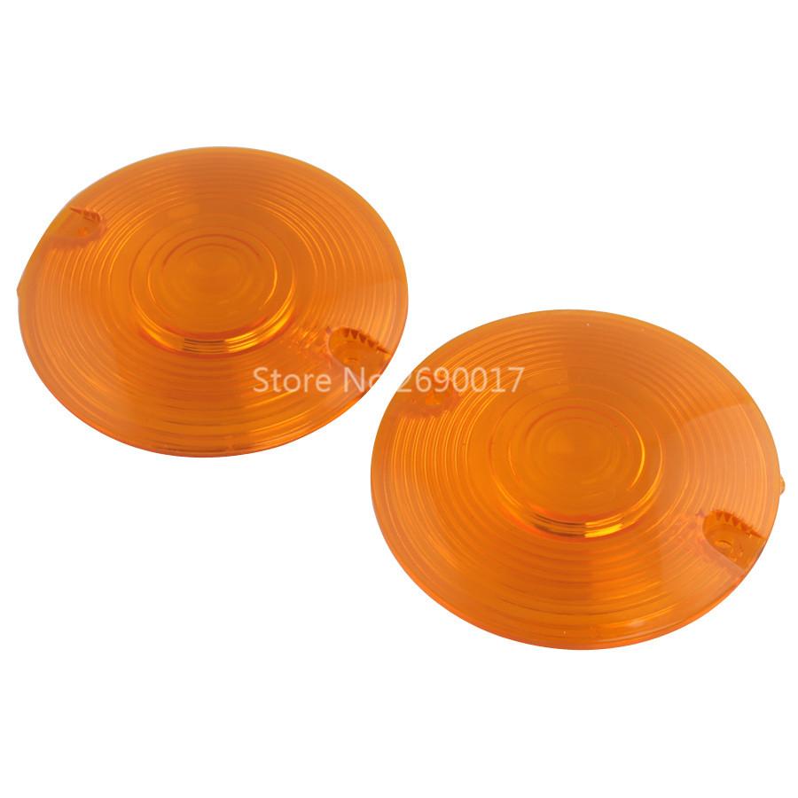3-1/4" Motorcycle Turn Signal Lamp Cover Red Lens Rings For Harley Davidson Touring Road King FLHRC FLHTK FLSTC FLHTC 1986-2016