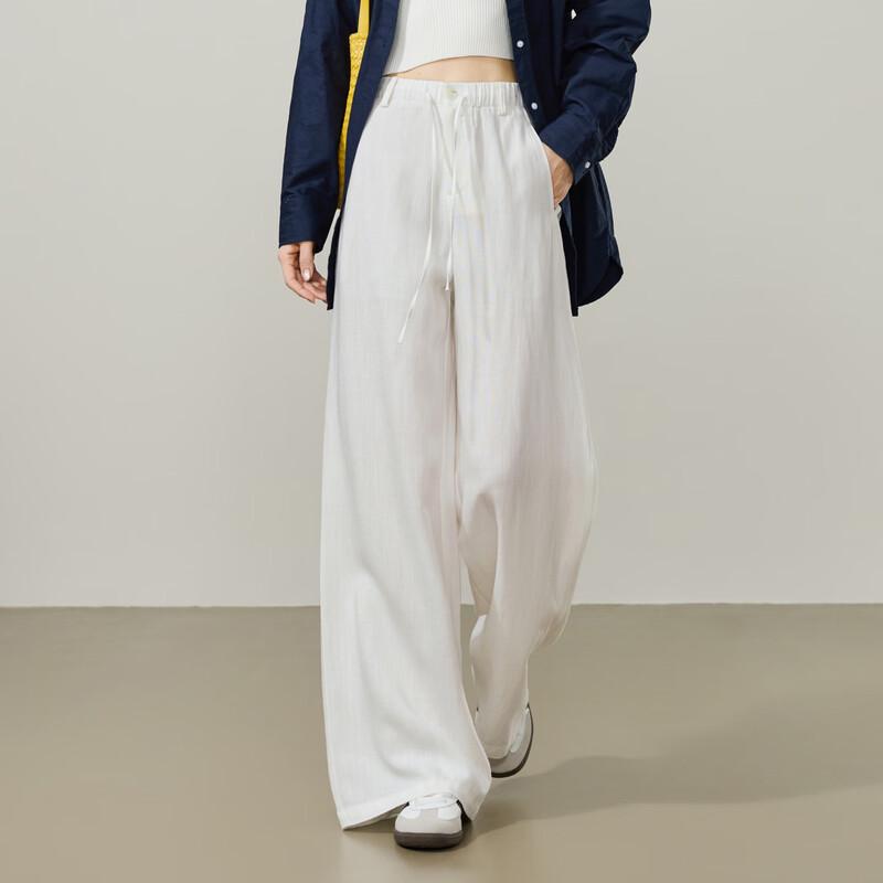 Women s Lyocell Linen Wide-Leg Pants 26