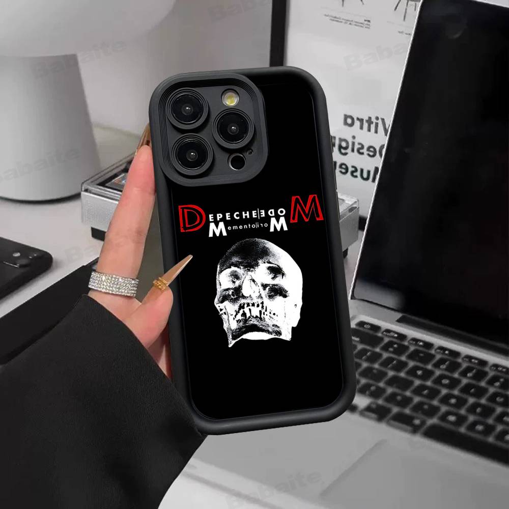 D-Depeche Mode Rock Band Phone Case For IPhone 16 15 14 Plus 13 12 11 17 Pro Max Pro Soft Cover
