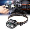 Sensor LED Headlamp USB Charging Fishing Headlamp New Mini Head Flashlight  for Camping Hiking