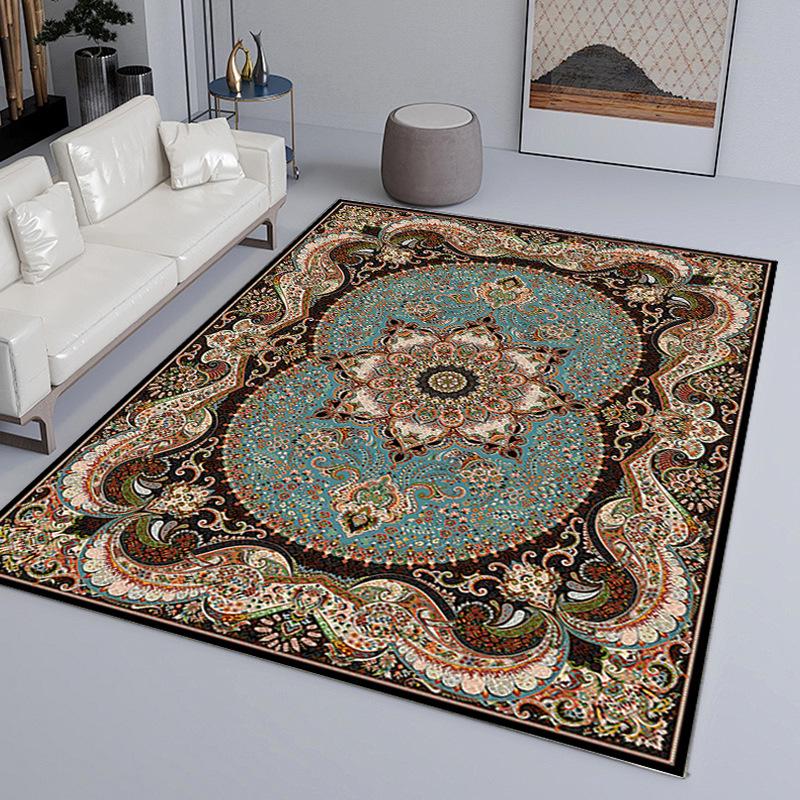 American Style Carpet Living Room Bedroom Bedside Carpet Foldable Carpet
