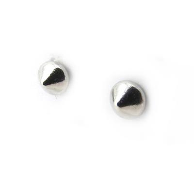 [M9975] - Simple 'Point' Silver Earrings
