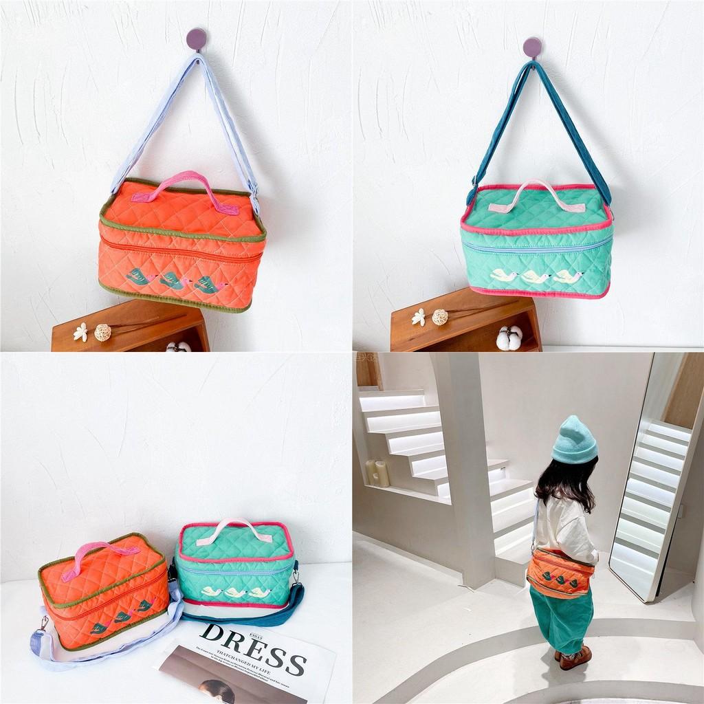 Trendy Kids Quilted Handbag Adorable Multi-functional Shoulder Bag For Toddlers