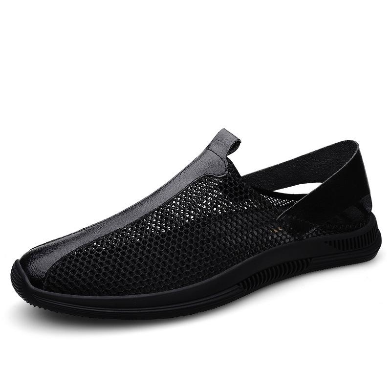 Men's Breathable Mesh Slip-On Casual Shoes, Soft Sole, Large Sizes