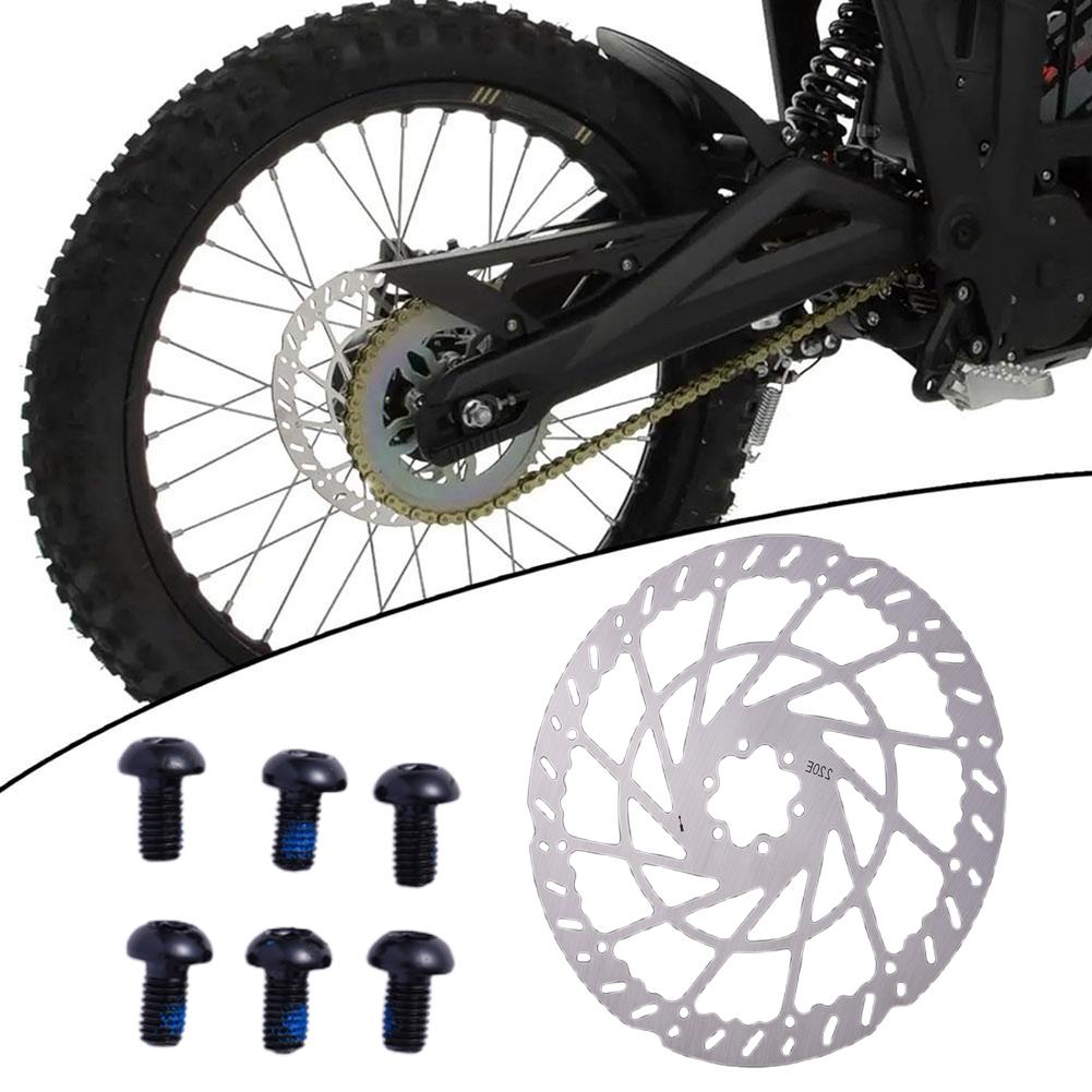 Bicycle 220mm Disc Brake Rotor E Bike Motor Hydraulic Rear Bike Brake Brake Brakes Rotor Rotor Motorcycle Dirt Electric Ste D7J7
