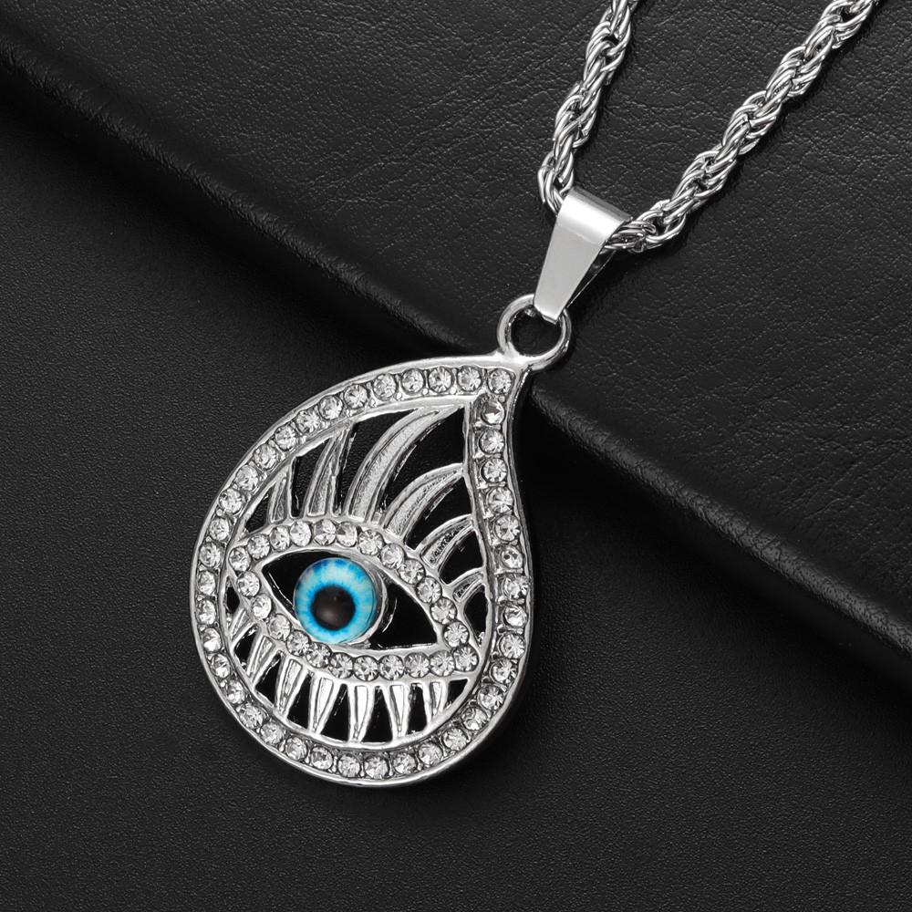 God's Eye Hip Hop Jewelry Accessories Pendant Necklace