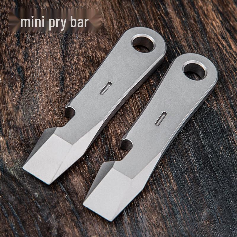 Titanium Mini EDC Pry Bar Multi-Tool