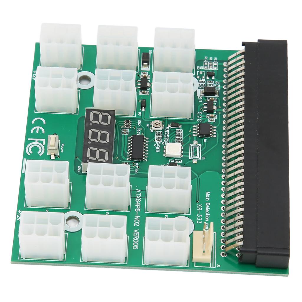 Adapterplatine Servernetzteil 1200W 750W Adapterplatine zu 6-Pin Adapterkarte 12V Grafikkarten-Netzteilplatine