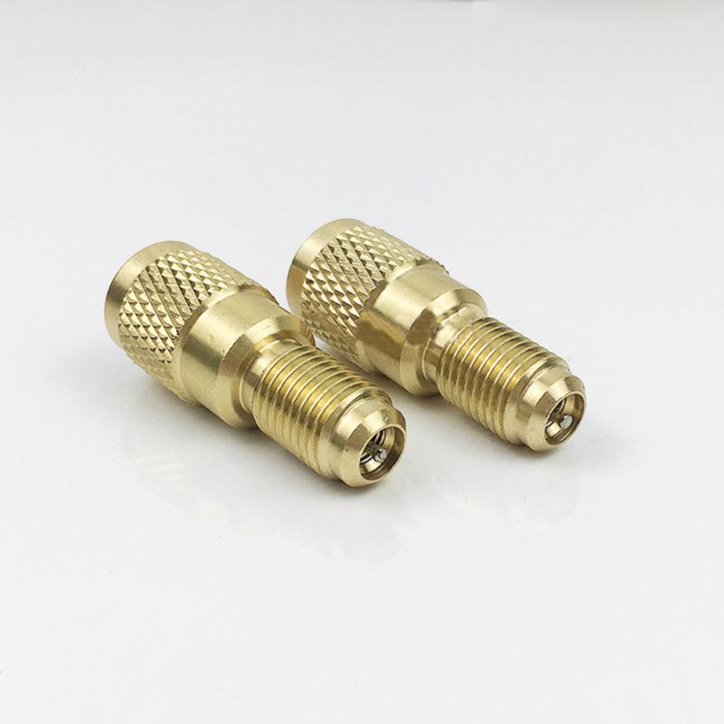 1 pereche de aer condiționat R410a Furtun de încărcare cu gaz frigorific Adaptorul pompei de vid Supapă de conversie