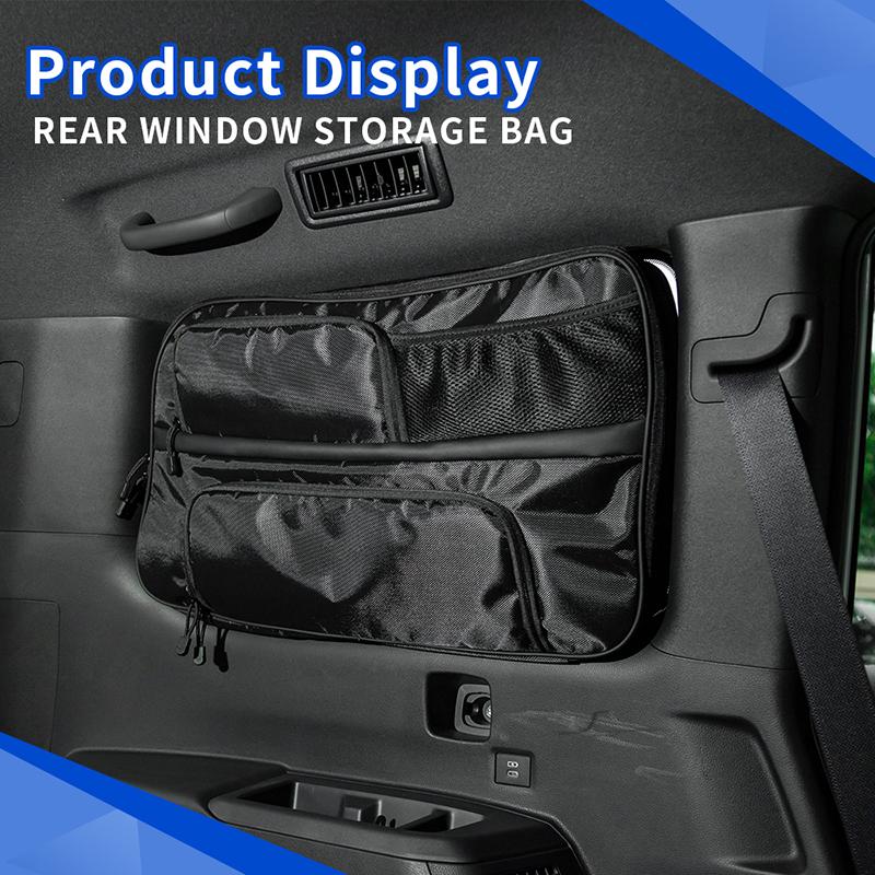 Car Trunk Side Multifunctional Storage Bag For Toyota Land Cruiser Prado 250 LC250 2025+ Side Window Storage Bag Canvas 1pcs