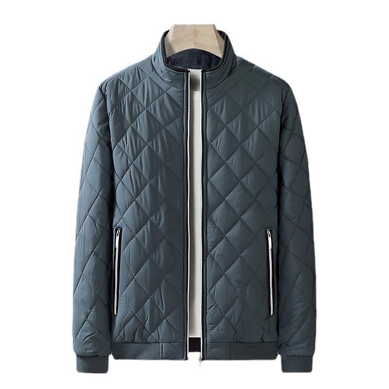 Men's Winter Thick Coat Men's Velvet Jacket with Cotton Jacket for Warmth and Casual Wear