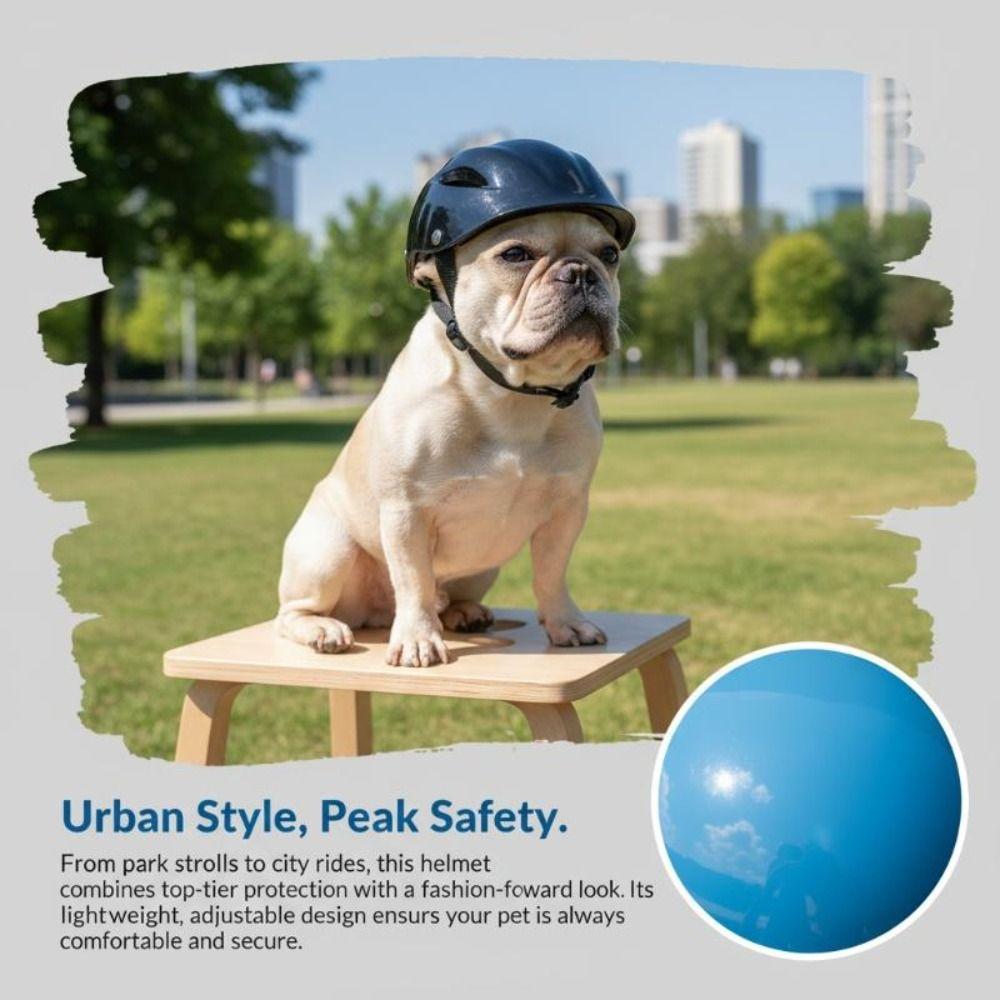 Cinturino Regolabile Casco per Animali Domestici Casco Traspirante per la Sicurezza degli Animali Domestici Nuovo Casco per Cani Copricapo per Animali Domestici