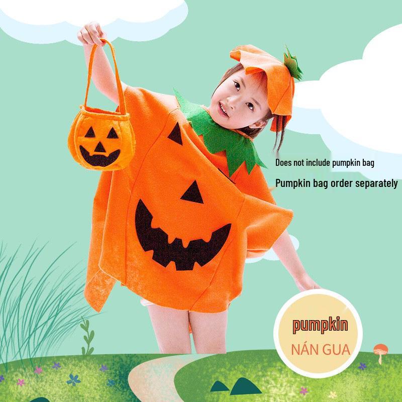 Costume de performance Fruit & Légume pour enfants: Pomme, Ananas, Fraise, Citrouille pour la Maternelle & Halloween