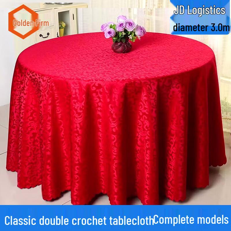 Pogrubiony Okrągły Obrus do Hotelu i na Wydarzenia