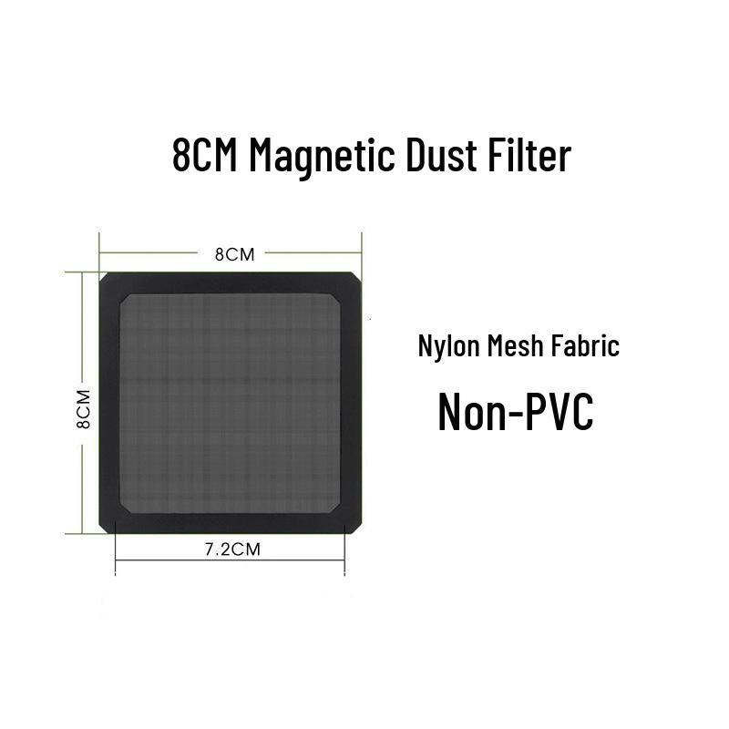 

Magnetic PVC Fan Dust Filter Mesh - 8/9/12/24cm
