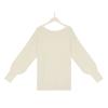 Women's Fashion Casual Temperament Loose Round Neck Pullover Long Sleeve Knit Sweater