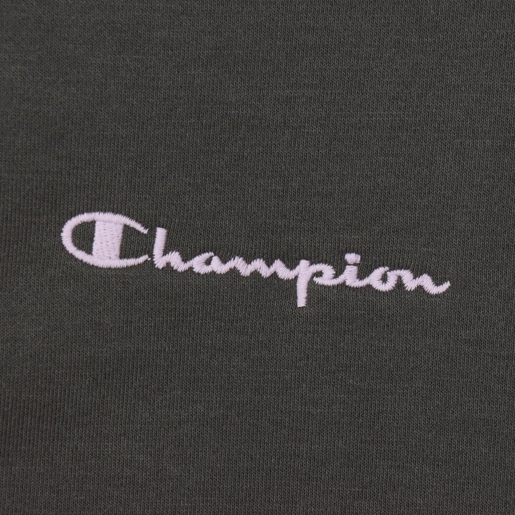 Champion Terry Zip Hooded Long Relax Script Women's Techweave® Sweatshirt, Sleeve, Fit, Stretch, Quick-Drying, Logo, Off-Black (CW-AS103)
