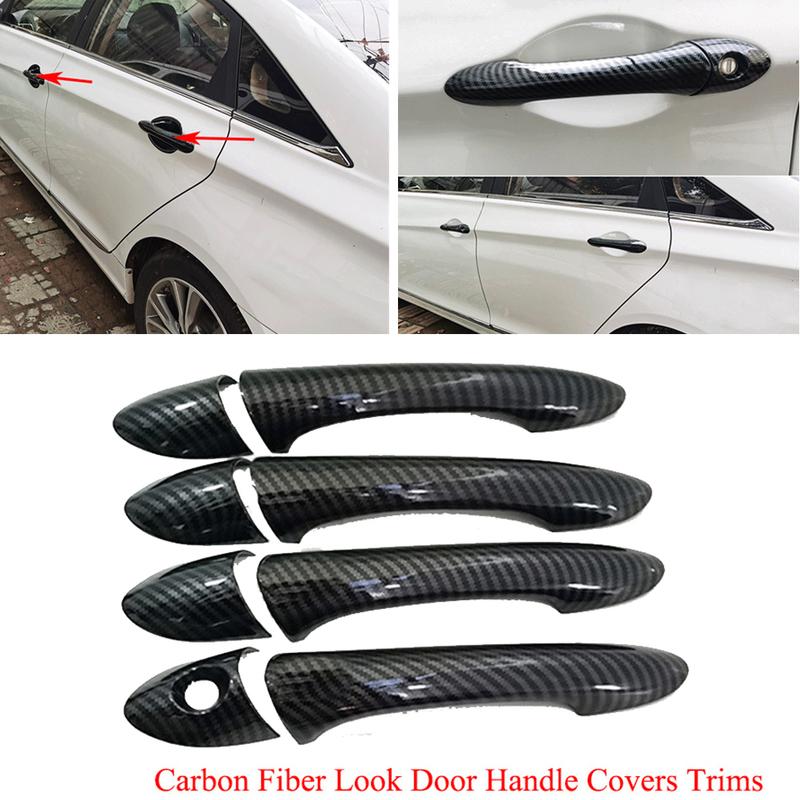 ABS Plastic Door Handle Trim Handle Cover High-quality Material Precise Fit Easy tallation Car Exterior Upgrade