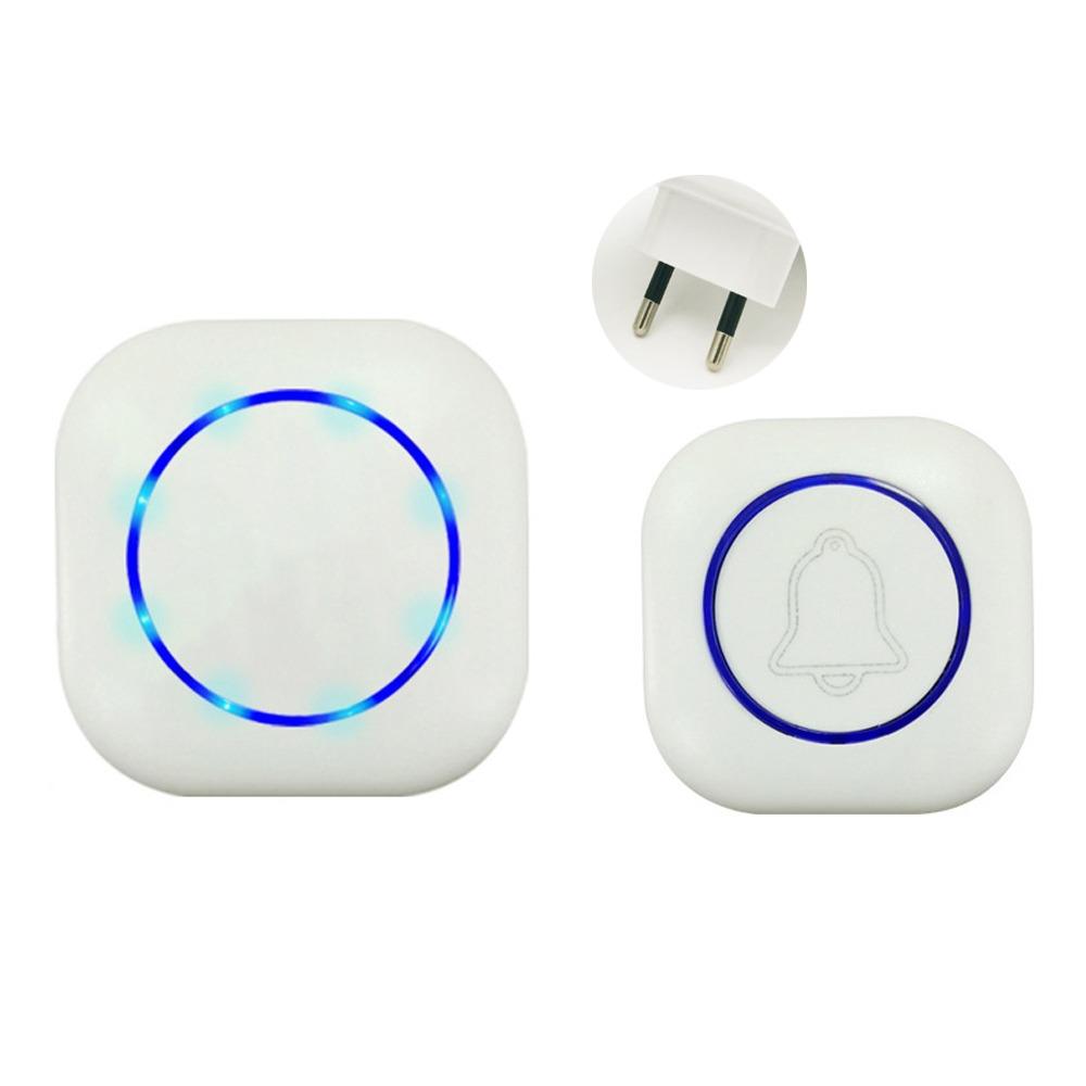 4 Volume Levels Wireless Doorbell Intelligent Electronic Doorbell Door Bell Chime  Elderly Pager