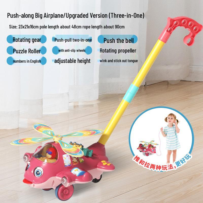 Kinder Flugzeug Lauflernhilfe & Geschichten-Buggy Spielzeug