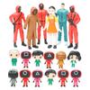 Squide Figure Game Villain Boss Triangle Round Square Doll Toy Gift Collection