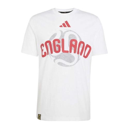 Adidas Mens Graphic Print Short-Sleeved Football T-Shirt