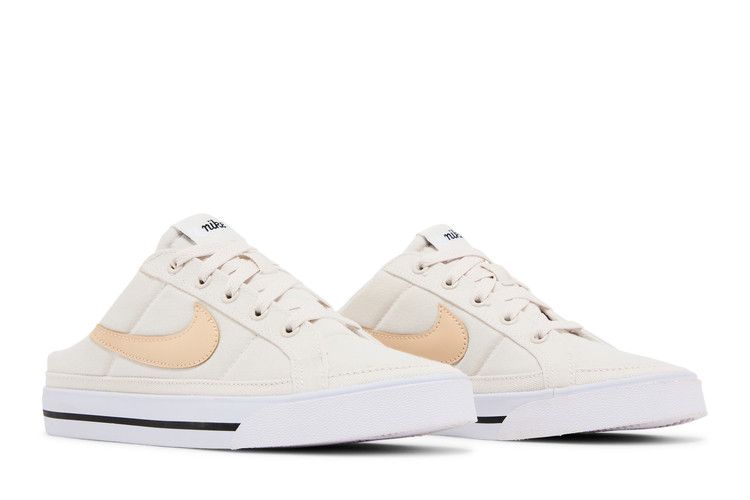 Women's Mules Nike Court Legacy Mule Phantom White Onyx (Women's) Phantom/White Onyx-White-Black