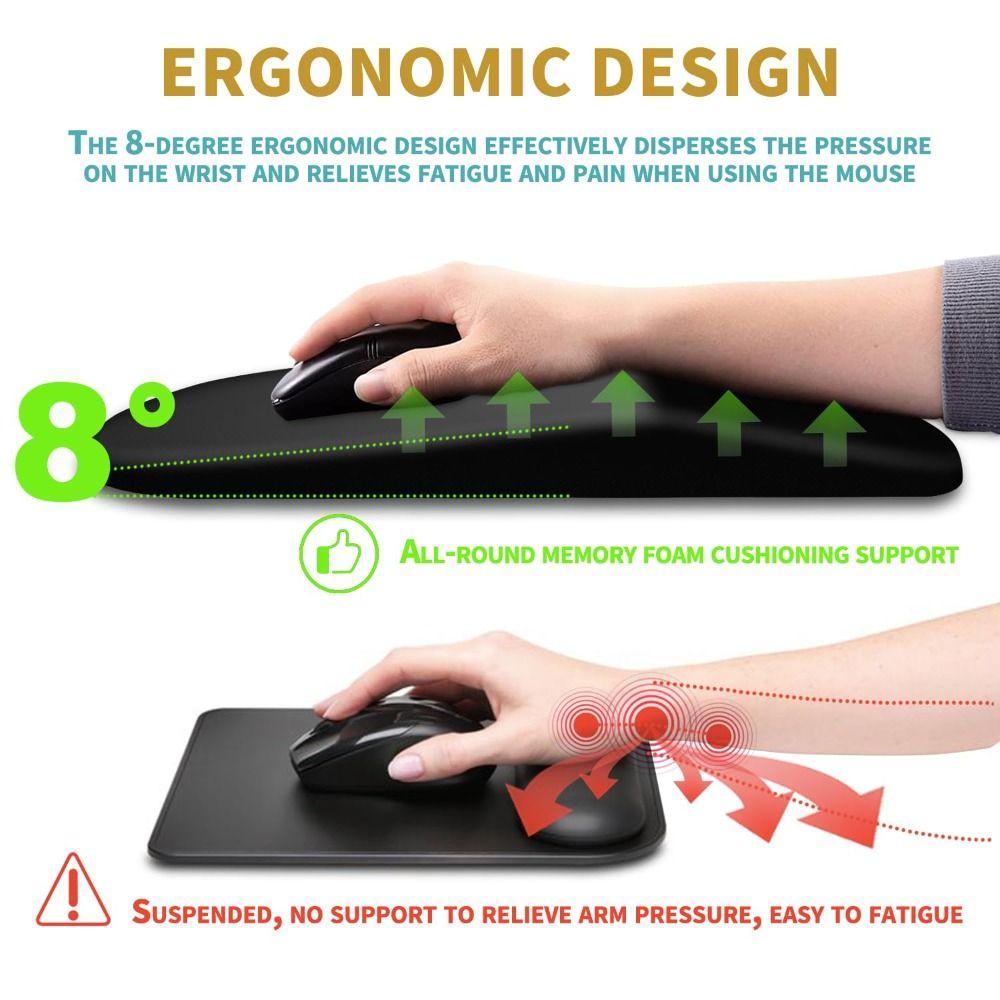 Wrist Rest Ergonomic Mouse Pad Massage Bumps Wrist Support Mousepad  Gaming Desk