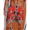 2026 Summer 3D Printed Ukiyo-E Fierce Dragon Printing Shorts Men's Board Shorts Swim Trunks Drawstring Breathable Short