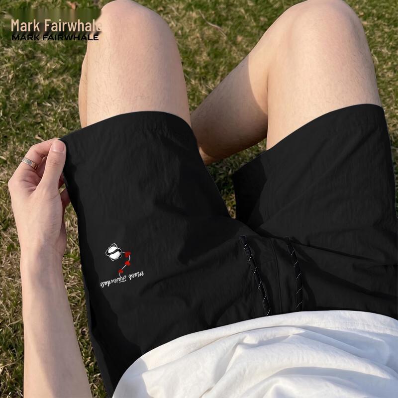 MARK FAIRWHALE Men s Ice Silk Casual Shorts 3XL