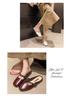 2025 Spring/Summer Women's Low Heel Retro Chain Slippers