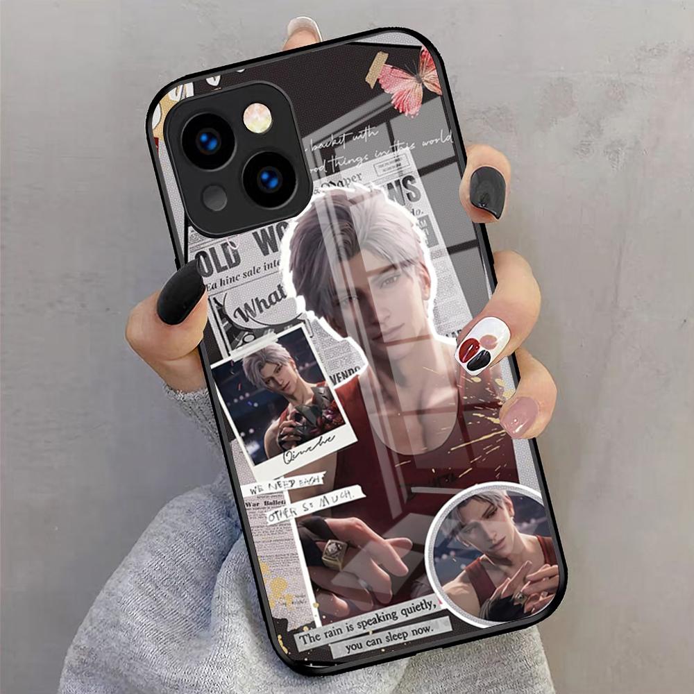 Love And Deepspace Boys Phone Case For IPhone 17 Pro Max 16 15 14 Pro Max 13 11 X Xs Xr 8 7Plus Glass Cover