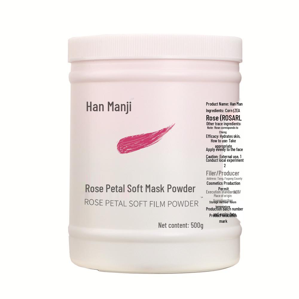 Rose Chamomile Mint Hydrating & Brightening Mask Powder for Moisturizing and Pore Refining