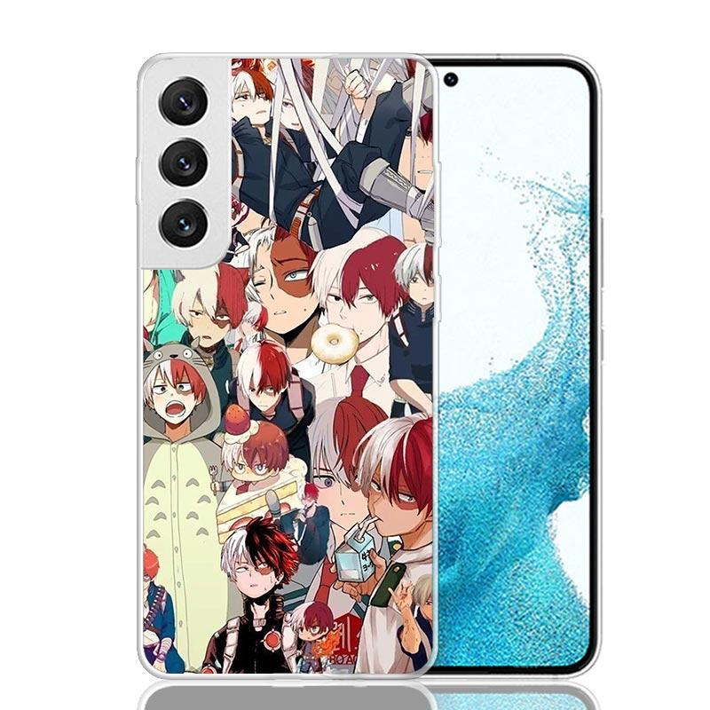 My Hero MHA Todoroki Shoto Phone Case For Samsung Galaxy S26 S25 Edge S24 S23 FE S22 Ultra S21 Plus S20 + Fundas Cover Coque Gal