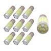 MiHaruTsu S25 LED Marker High 24V for Turn and Reverse Lights MHT-144 (Ba15s) 10-Piece Bulbs, White, Brightness, DC9-30V, Trucks, Signals, Cornering,