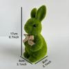 6.69inch Standing Moss Rabbit, Easter Garden Decoration, Indoor Potted Plant Decor, Moss Rabbit Ornament, Tabletop