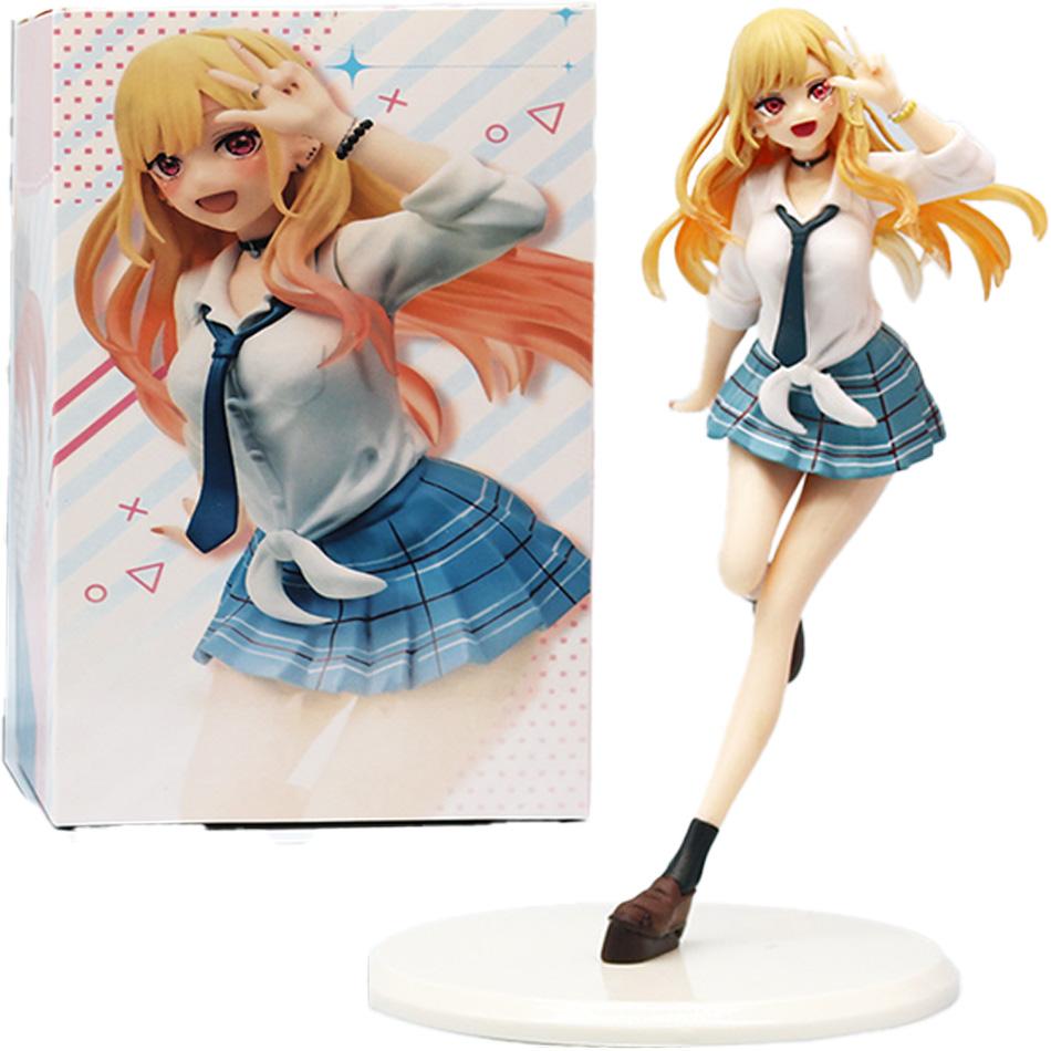 Heiß 18cm-28cm Mein Dress-Up Darling Kitagawa Marin Liz Version. Anime PVC Actionfigur Sammlermodell Schreibtischdekoration Geschenke