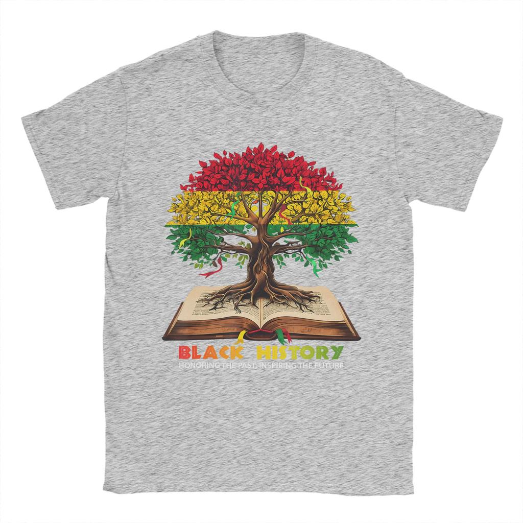T Shirt Summer Honoring Past Inspiring Future Unisex Women Black History Month Leisure TShirts for Unisexs Y2K Short Sleeve Top Tees