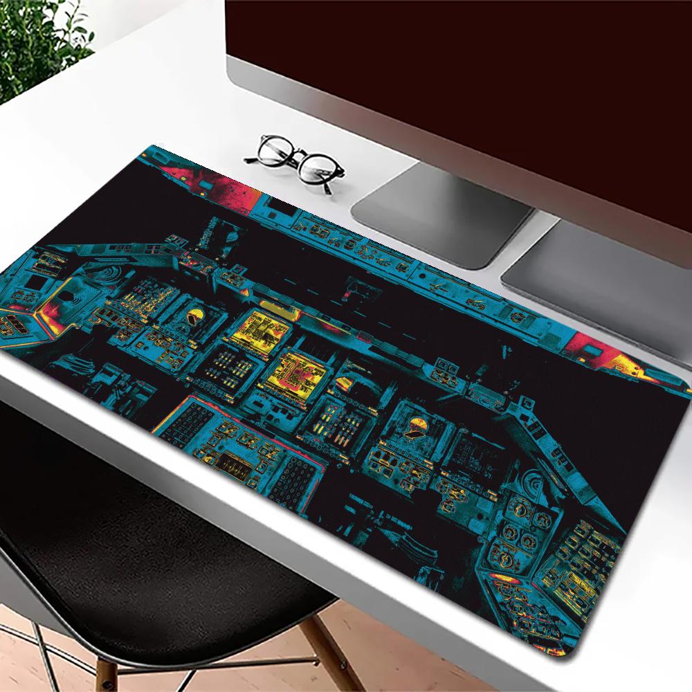 Spacecraft Dashboard Mousepad Speed Office Desk Accessories Gaming Mats Mouse Carpet Mouse Mat Desk Pad Computer Desk Decorating