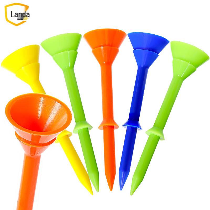 Landa 83mm Mixed Color Plastic Golf Tees