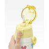 Skater Children's Water Bottle, 2-Way, Straw/Cup/400ml Capacity, Disney Mickey & Friends Balloon Design, Stainless Steel, Lightweight, Insulated, Smal